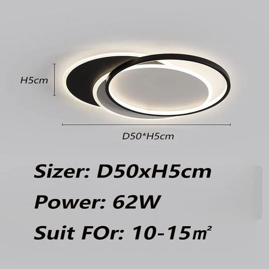 Modern Minimalist Ultra-Bright LED Ceiling Light for Living & Bedroom