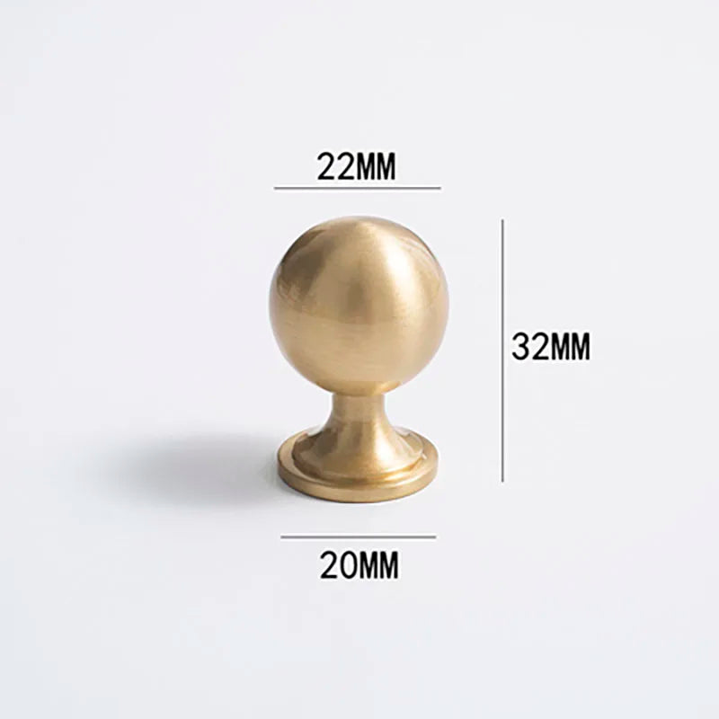 Gold Brass Cabinet Handles – Modern Pulls and Knobs for Furniture and Kitchen Doors