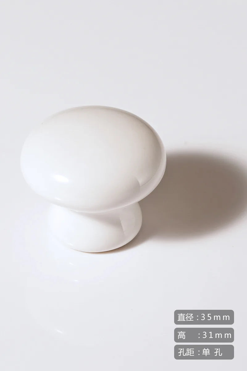 Cartoon Ceramic Cabinet Handles – Children's Room Circular Knobs