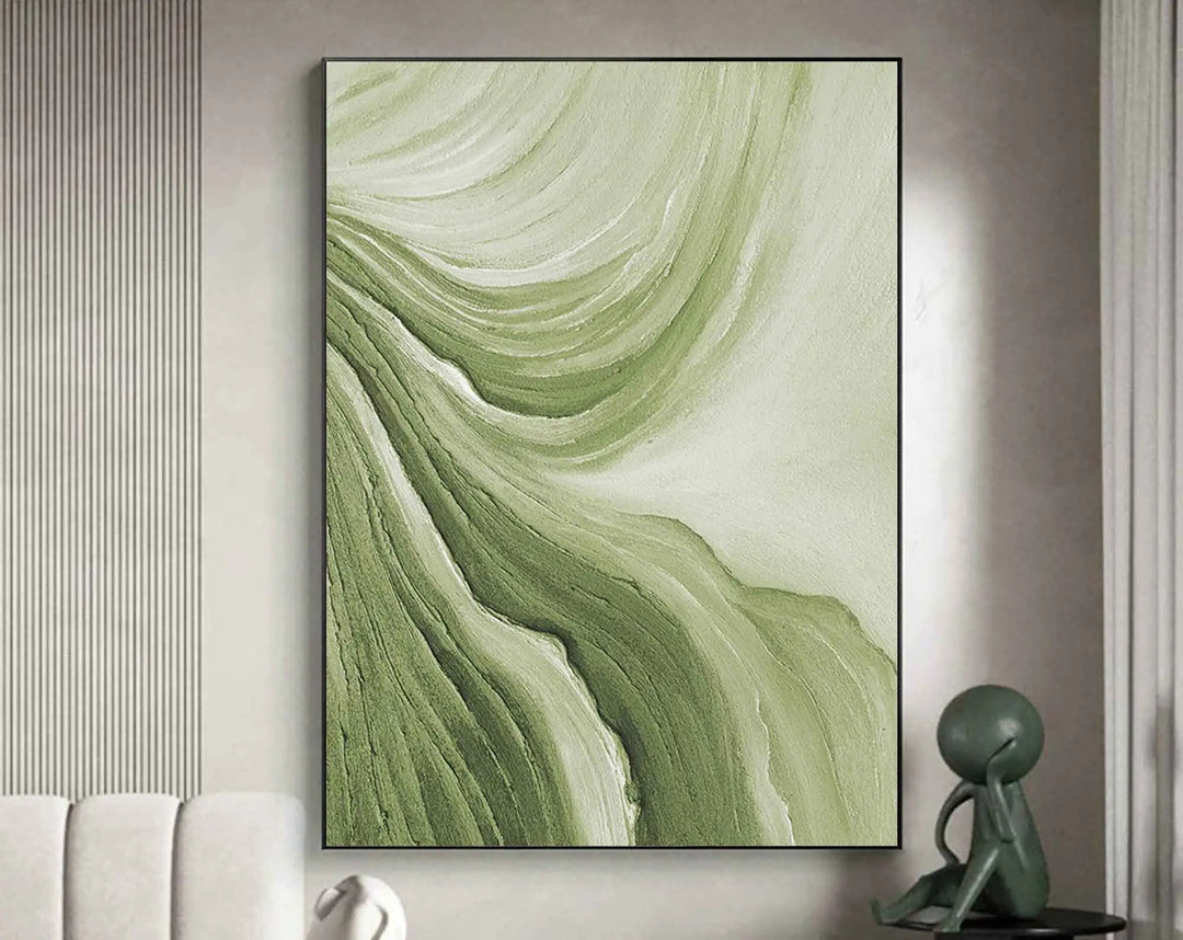 Large Format Abstract Flowing Textural Wall Art Canvas Print