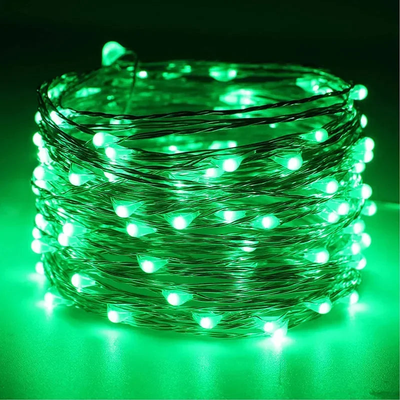 Outdoor LED String Fairy Lights USB/Battery Waterproof Garland
