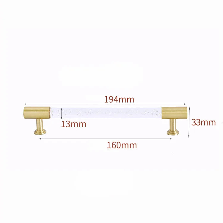 Transparent Acrylic Furniture Handles – Brass Pulls and Knobs for Furniture