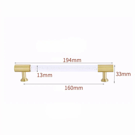 Transparent Acrylic Furniture Handles – Brass Pulls and Knobs for Furniture