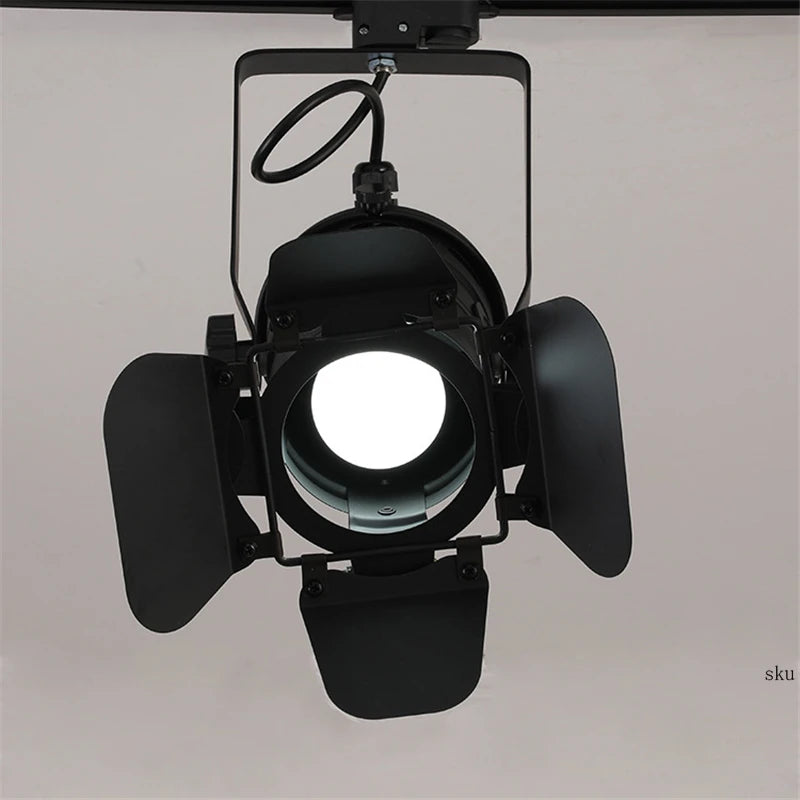 Modern LED Industrial Track Lamp for Bar, Café & Loft Interiors