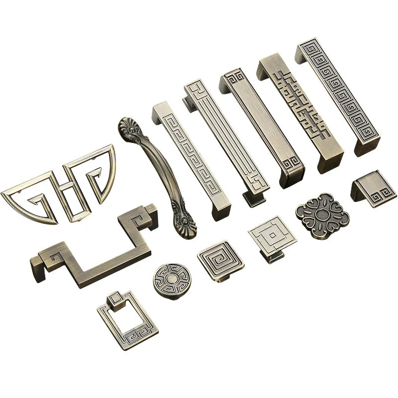 Antique Bronze Cabinet Knobs & Handles – Vintage Furniture Hardware