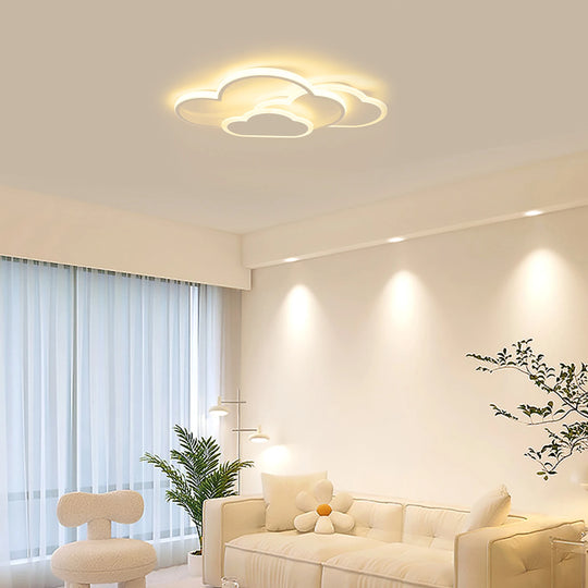 Cloud Shape LED Ceiling Light Modern Acrylic Lamp for Bedroom Kids