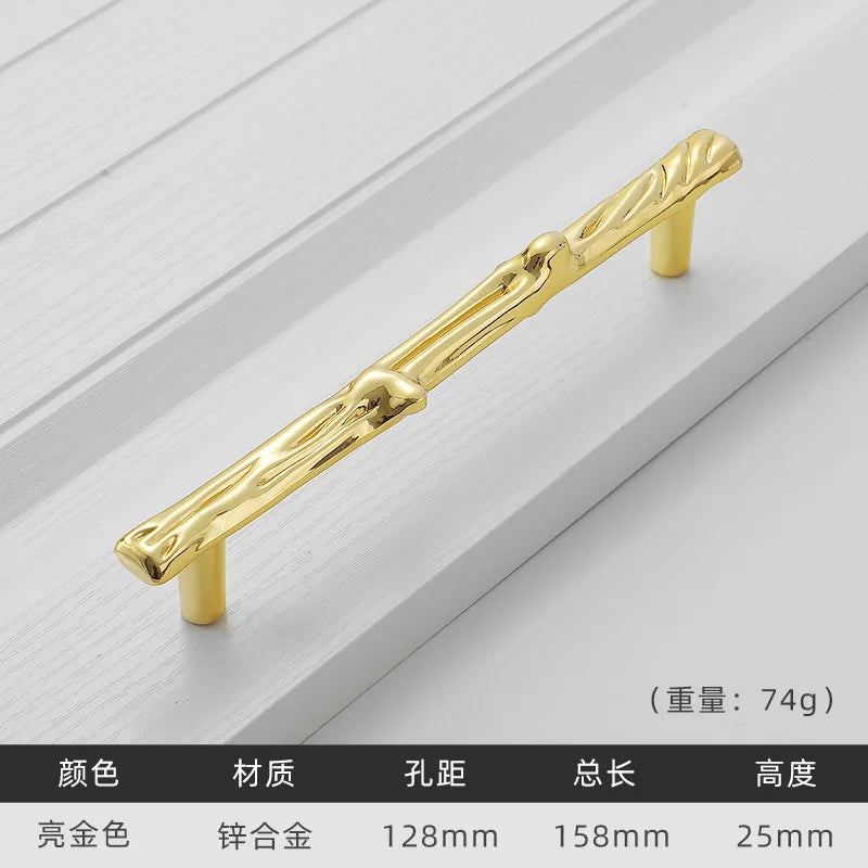 Antique Tree Pole Kitchen Handles – Zinc Alloy Drawer & Cabinet Pulls