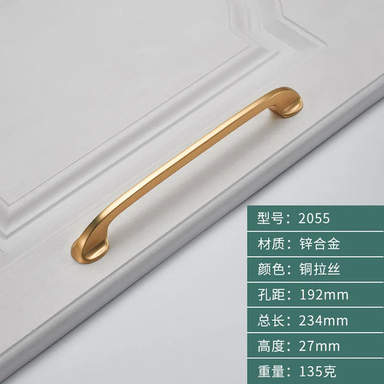 Minimalist Zinc Alloy Cabinet Handles – American Style Drawer Pulls