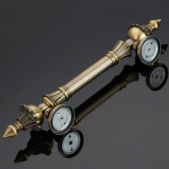 Antique Bronze Zinc Alloy Door Pull – Elegant Long Handle for Glass, Wooden, or Alloy Doors (280-550 mm)