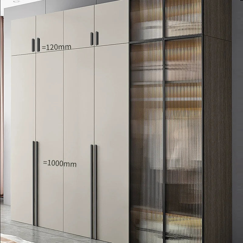 Minimalist Ultra-Long Aluminum Alloy Cabinet Handle – Black and Brushed Gold Pulls (800mm-1200mm)