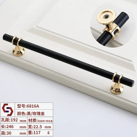 Modern T-Bar Cabinet Handles – Sleek Decorative Furniture Pulls
