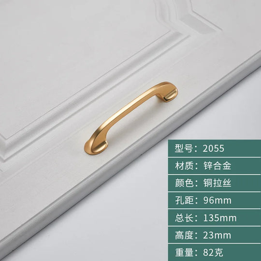 Minimalist Zinc Alloy Cabinet Handles – American Style Drawer Pulls