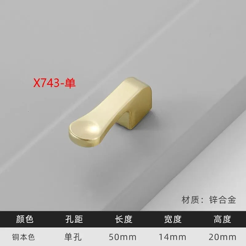 Modern Gold Kitchen Cupboard Handles – Decorative Chinese-Style Knobs