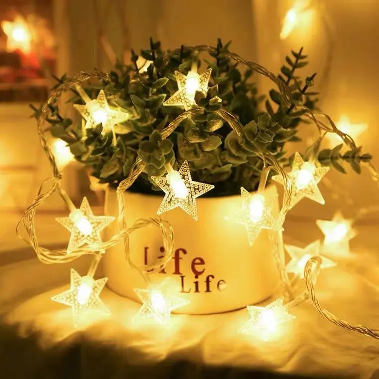 LED Crystal Ball String Lights Battery Fairy Lights Holiday Decor