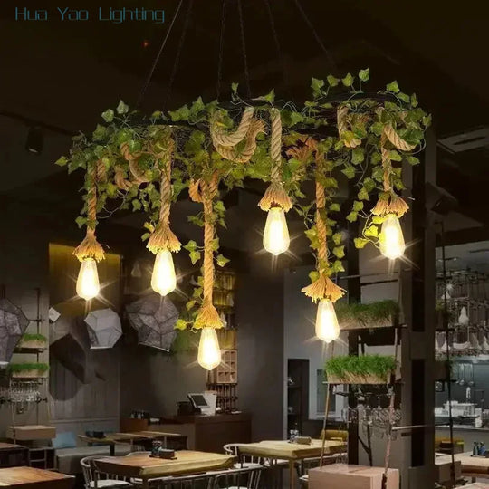 Grace American Country Pendant Lamp – Retro Metal Chandelier