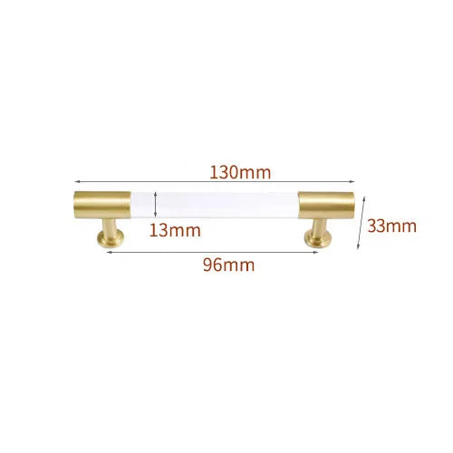 Transparent Acrylic Furniture Handles – Brass Pulls and Knobs for Furniture