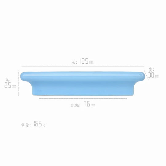 Macaron Series Ceramic Wardrobe Handles – Colorful Knobs for Furniture