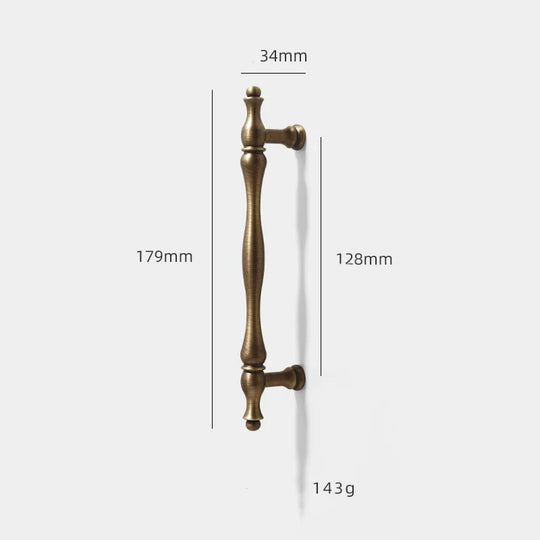 Antique Brass Furniture Cabinet Handle – Vintage Knob and Pull for Furniture