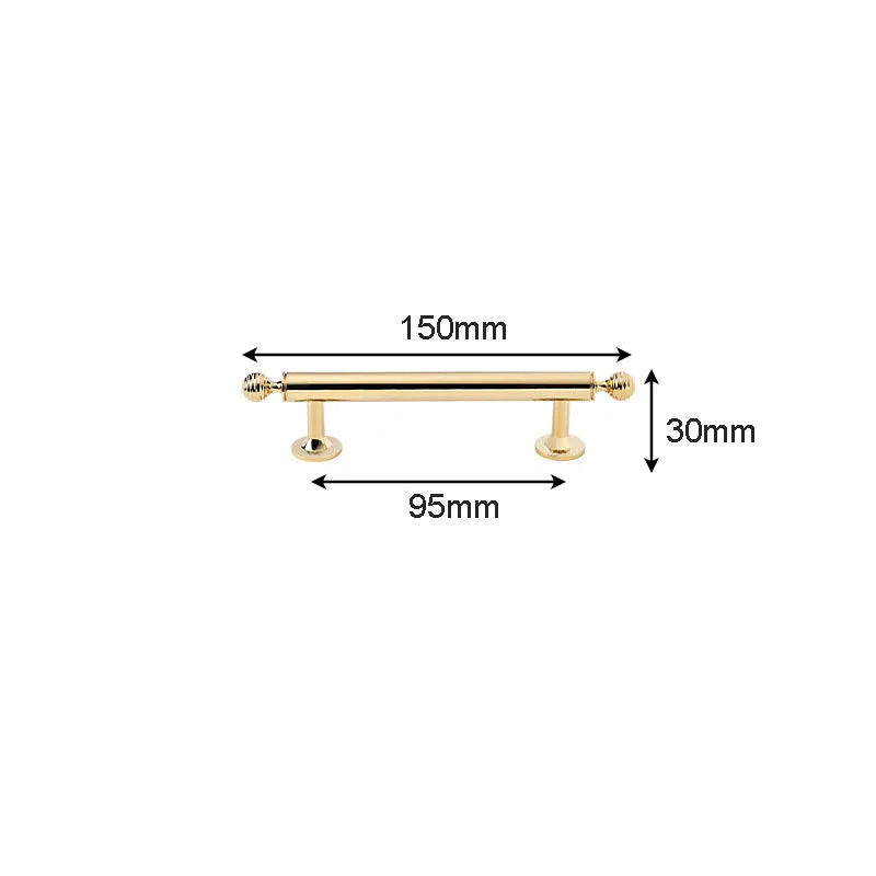 Polished Brass Cabinet Handles – PVD Gold and Chrome Knobs and Pulls for Furniture
