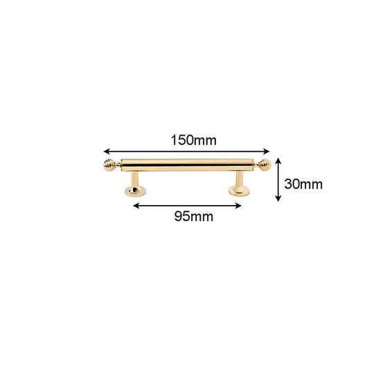 Polished Brass Cabinet Handles – PVD Gold and Chrome Knobs and Pulls for Furniture