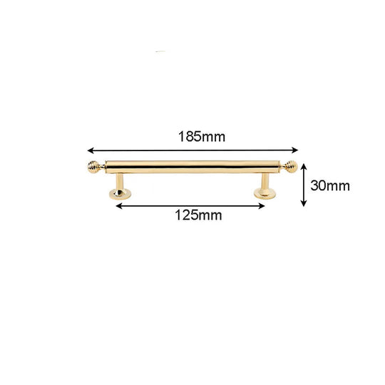 Polished Brass Cabinet Handles – PVD Gold and Chrome Knobs and Pulls for Furniture