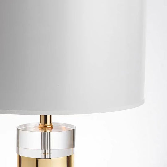 Modern Luxury Crystal Glass Table Lamp for Bedroom & Living Room