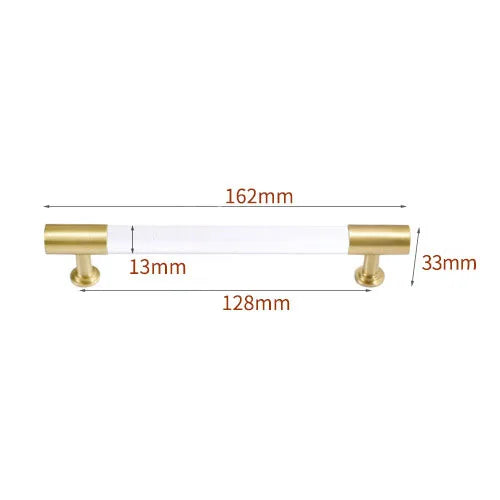 Transparent Acrylic Furniture Handles – Brass Pulls and Knobs for Furniture