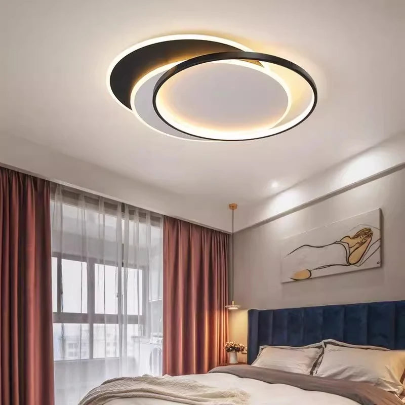 Modern Minimalist Ultra-Bright LED Ceiling Light for Living & Bedroom