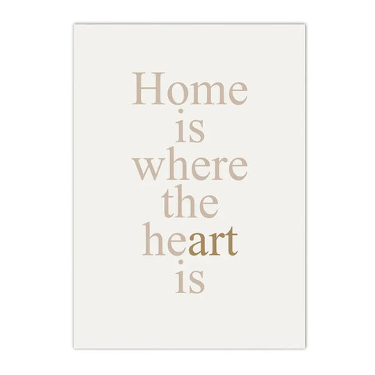 Minimalist Abstract Mindfulness Quote Canvas Wall Art