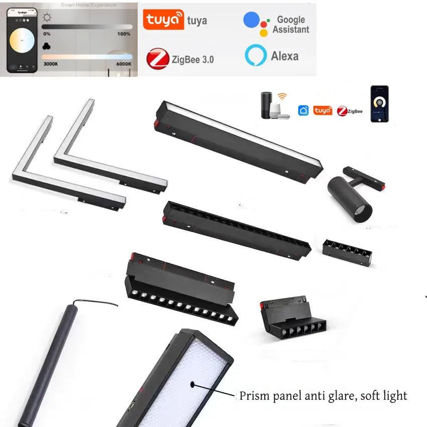 Smart Magnetic Track LED Light – Modern Dimmable Ceiling & Spot Lighting