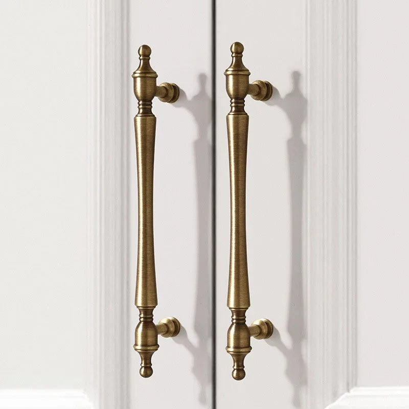 Antique American Brass Cabinet Handle – Vintage Pulls and Knobs for Furniture