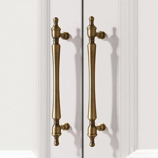 Antique American Brass Cabinet Handle – Vintage Pulls and Knobs for Furniture