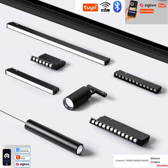 Smart Magnetic Track LED Light – Modern Dimmable Ceiling & Spot Lighting