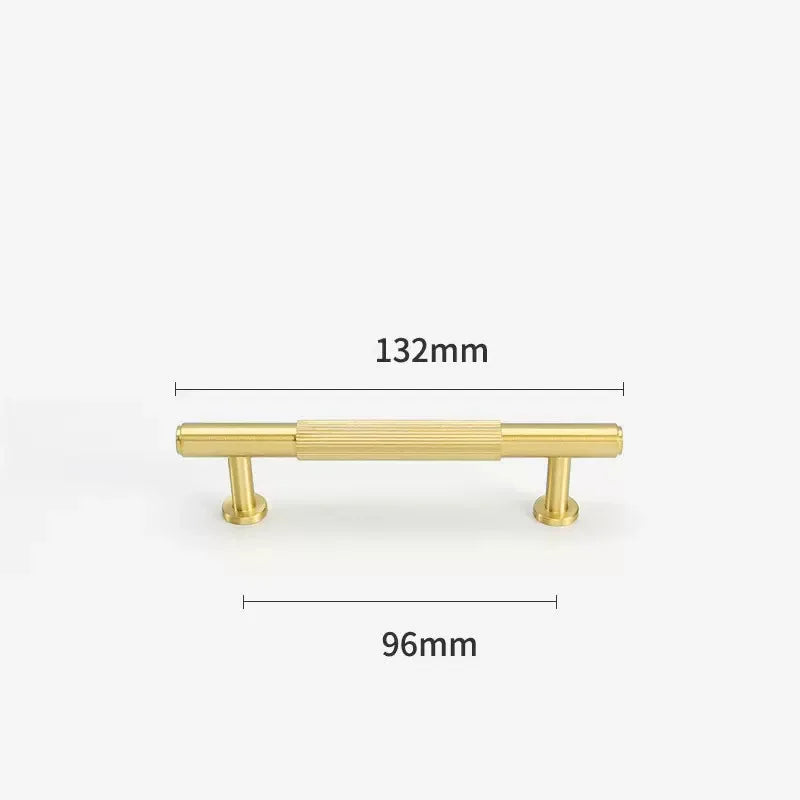 Gold Brass Cabinet Handles – Modern Bar Pulls and Knobs for Furniture