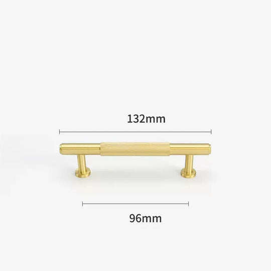 Gold Brass Cabinet Handles – Modern Bar Pulls and Knobs for Furniture