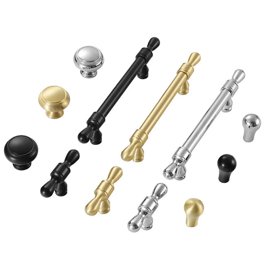 Brass Wardrobe Handles – Gold, Chrome, and Black Pulls and Knobs for Cabinets and Drawers