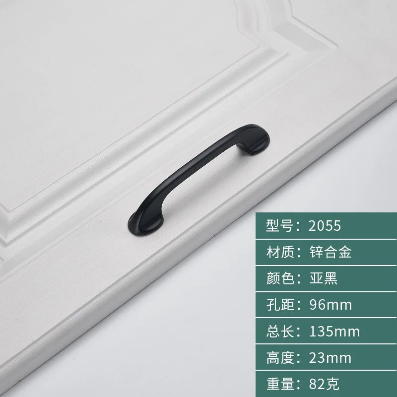 Minimalist Zinc Alloy Cabinet Handles – American Style Drawer Pulls