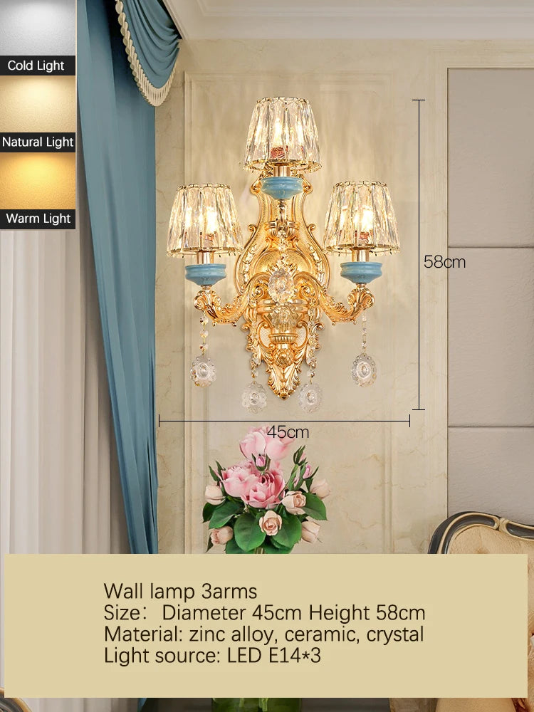 Luxury Umbrella Crystal Chandelier – European-Style Pendant for Villas & Hotels