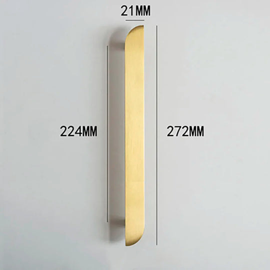 Modern Simple Wardrobe Handles – Solid Brass Pulls and Knobs for Furniture