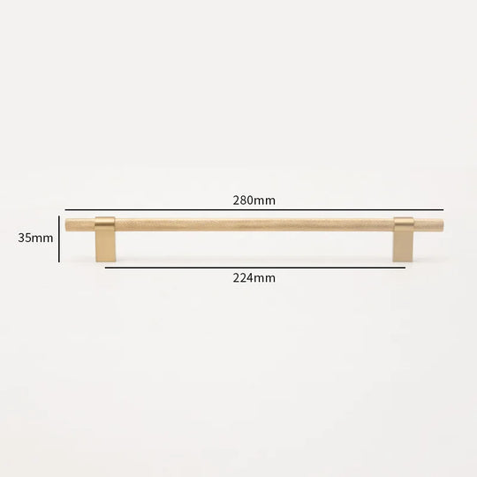 Gold and Black Textured Brass Handles – Modern Mesh Pulls and Knobs for Furniture