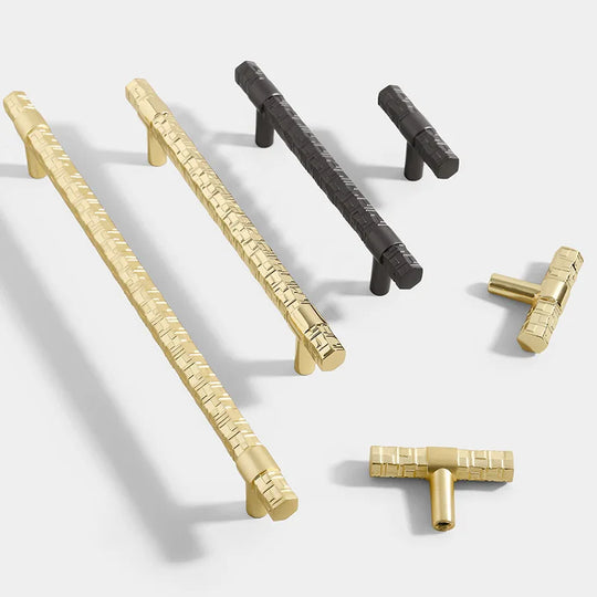 Creative T-Bar Cabinet Handles – Modern Zinc Alloy Pulls for Furniture