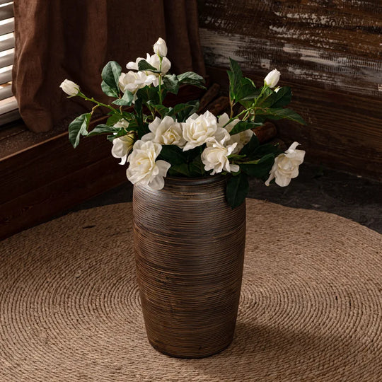 Large Floor Standing Ceramic Vase for Living Room and Courtyard Decor