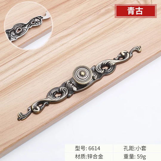 Antique Bronze Cabinet Handles – Vintage Zinc Alloy Drawer Pulls