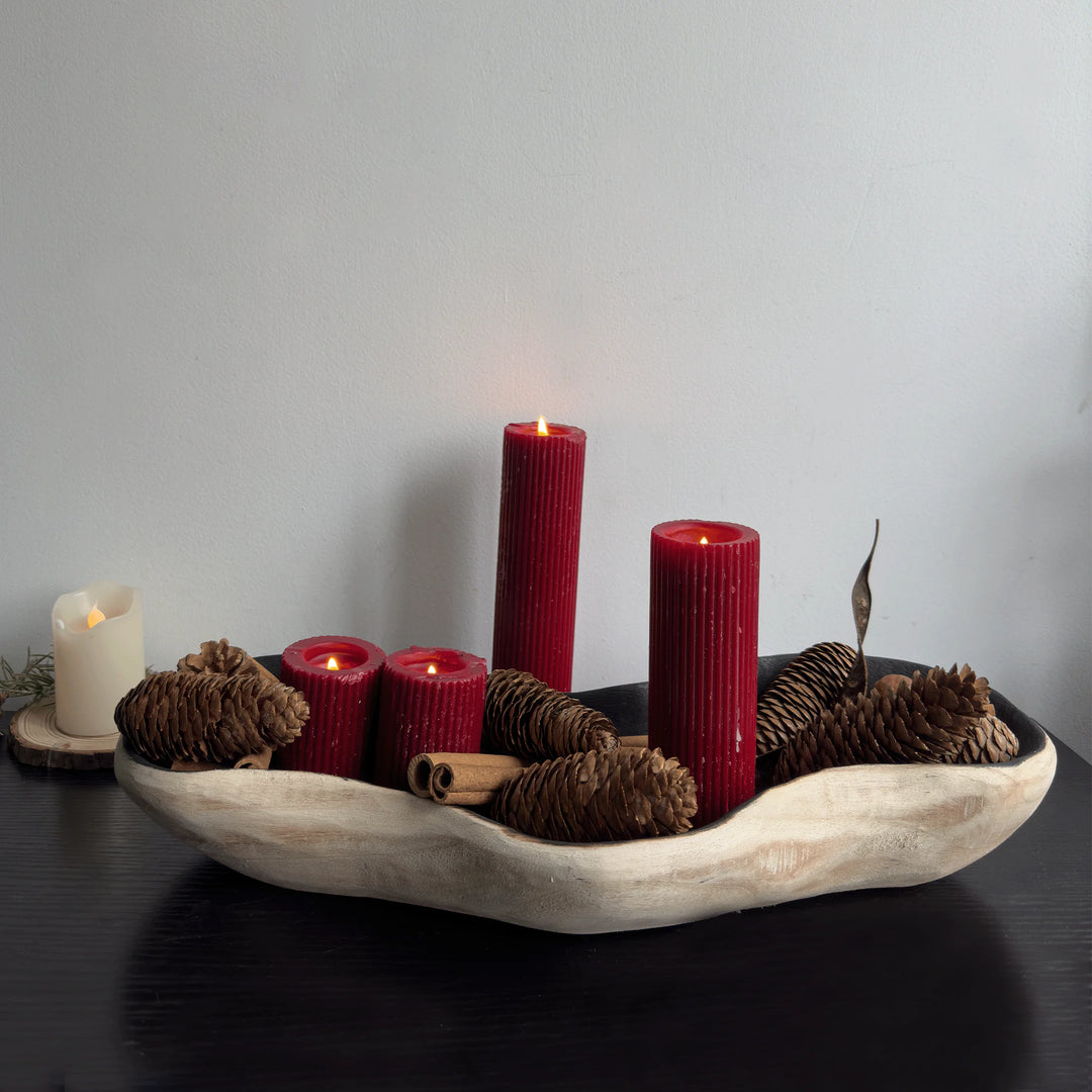 Wooden Fruit Tray Irregular Snack Serving Tray