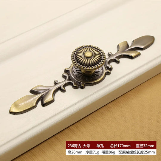 Retro Bronze Cabinet Handles – Antique Metal Drawer & Door Pulls