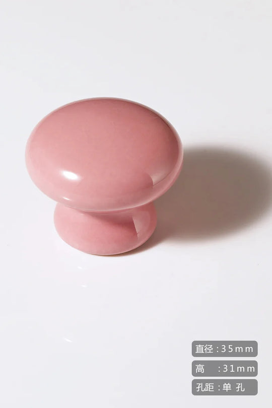 Cartoon Ceramic Cabinet Handles – Children's Room Circular Knobs