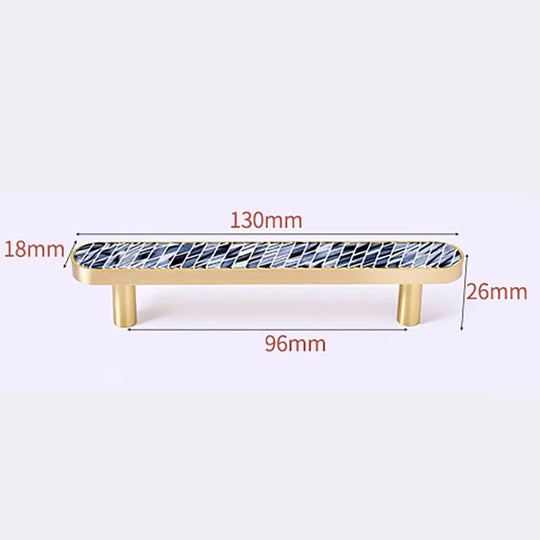 Brass and Acrylic Cabinet Handles – Colorful European Pulls for Wardrobes and Furniture