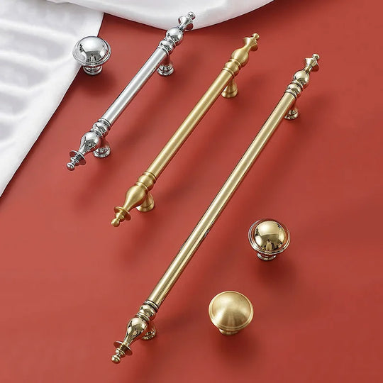 Modern Chrome & Polished Gold Brass Furniture Handles and Knobs – Cabinets & Wardrobes