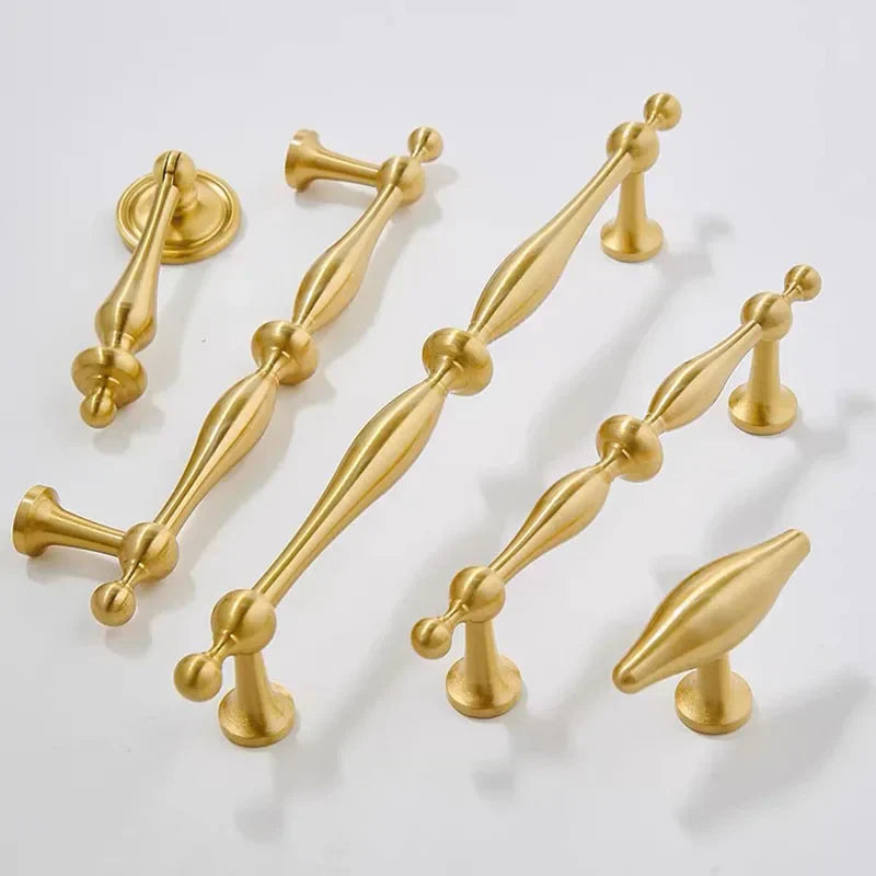 New Brass Cabinet Handles – Modern T-Bar Pulls and Knobs for Furniture