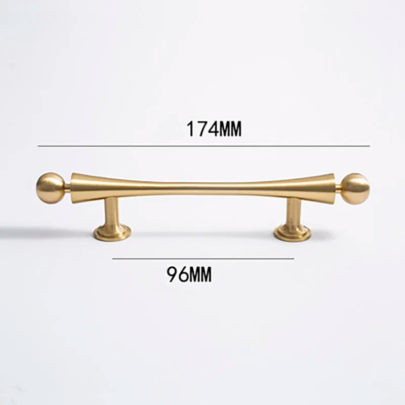 Gold Brass Cabinet Handles – Modern Pulls and Knobs for Furniture and Kitchen Doors